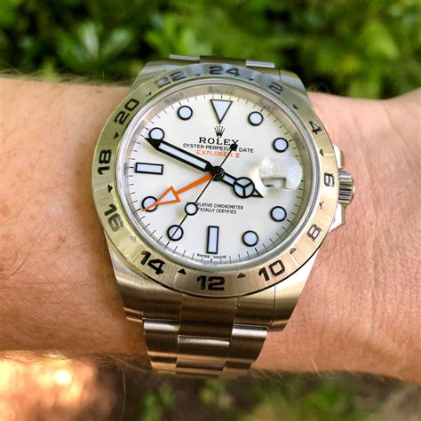 rolex explorer gloss dial|rolex explorer 2 40mm white.